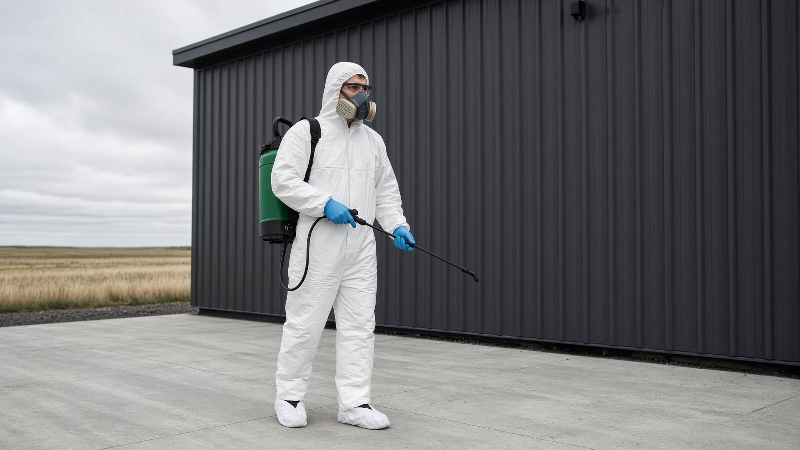 Technician ready for a site visit